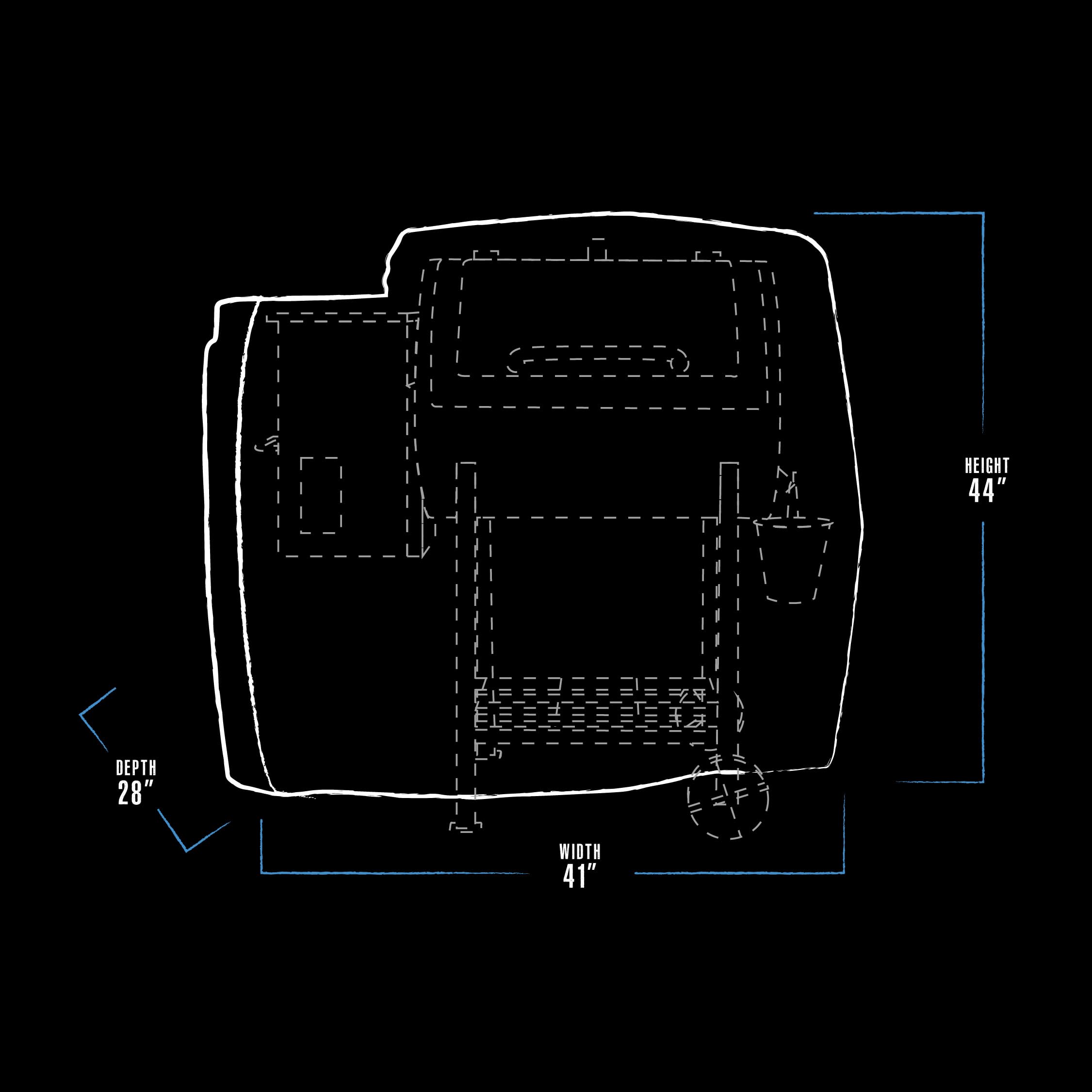 Pit Boss 73701 Grill Cover for 700D, 700S, 700SC Wood Pellet Grills