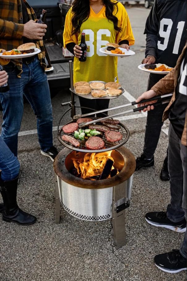 Breeo Tongs, 24" - Stainless Steel Ton Grilling Accessories - Weather-Resistant Grilling Tongs for Cooking with Silicone Grips - Grill & Griddle Accessories for Live-Fire Cooking & Backyard BBQ