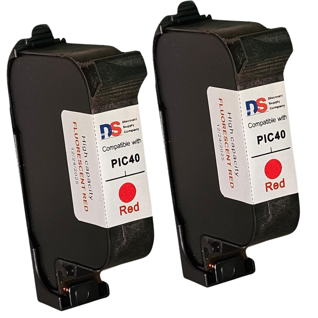 Discount Supply Company FP PIC40 High Capacity Postbase Ink Cartridge Set. Compatible with #58.0052.3028.00