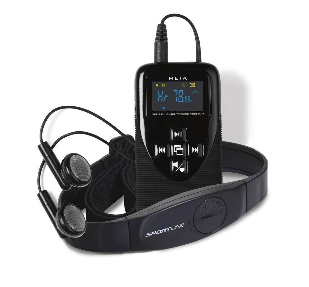 Sportline 1075 Unisex M.E.T.A Heart Rate Monitor + MP3 Player