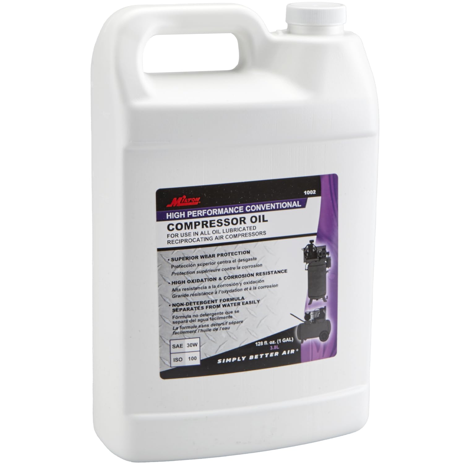 Milton 1002 Compressor Oil, 1 Gallon