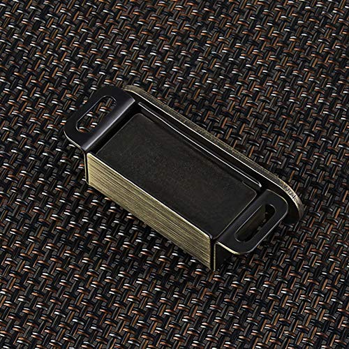 Cabinet Door Catch with Strong Magnetic, 1.2mm Thickness Furniture Latch 10 lbs, Bronze (Pack of 2)