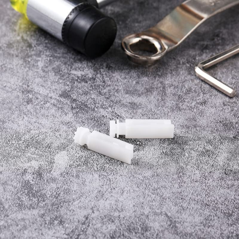 Vertical Blind Replacement Parts Repair Tabs White Stems for Window Carrier Vertical Blinds Curtain Accessories(12 Pieces)