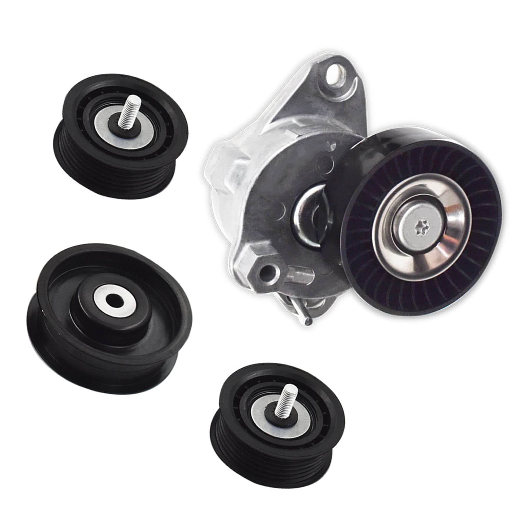 marddpair Belt Tensioner with Idler Pulleys 2722021019 Replacement for Mercedes C300 C350 CL550 E350 ML350