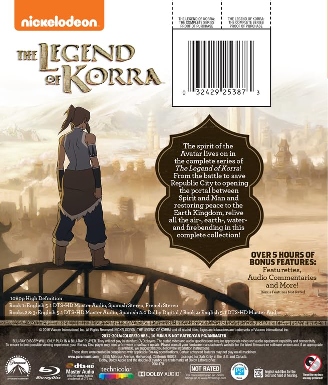Legend of Korra: The Complete Series [Blu-ray]