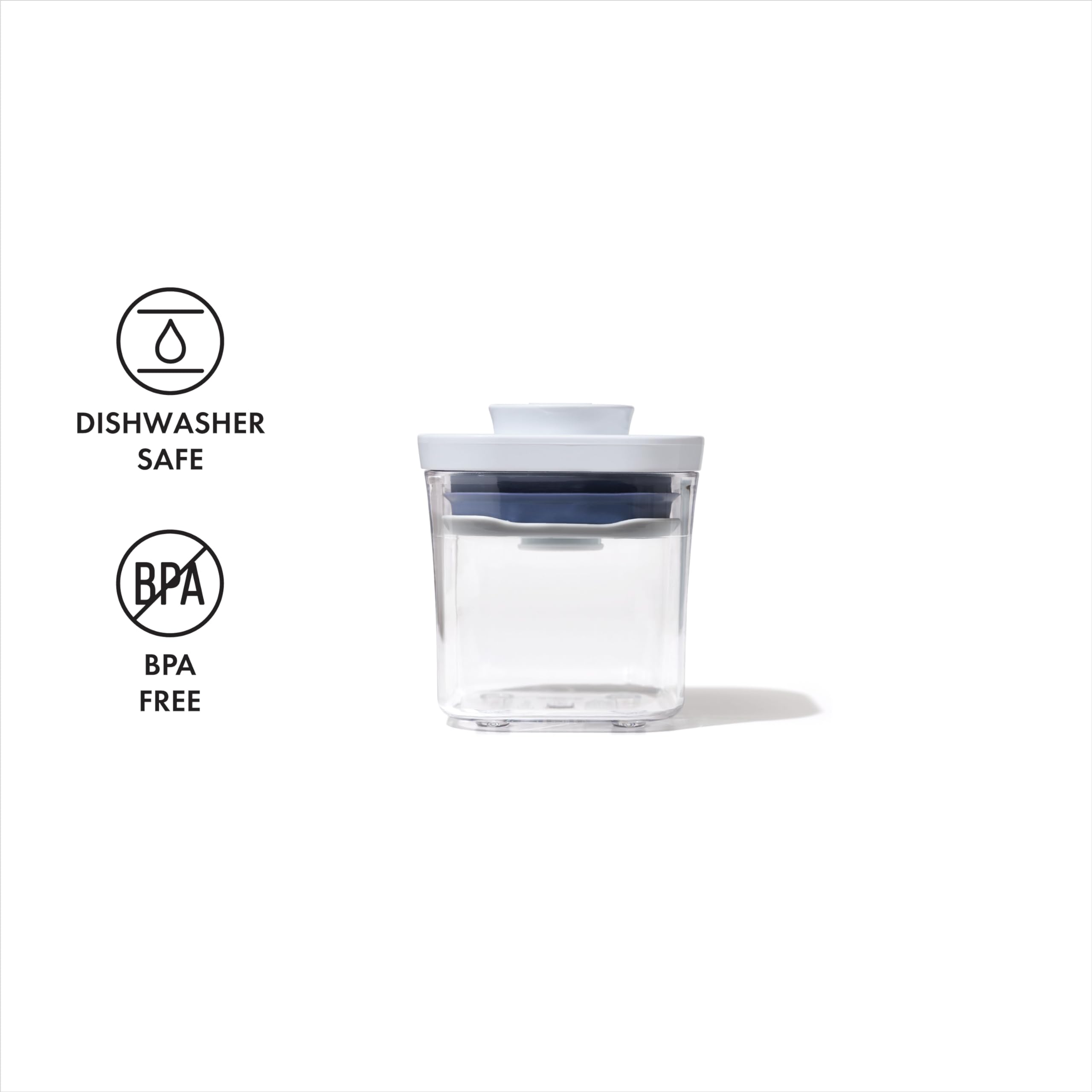 OXO Good Grips POP Container - Airtight Food Storage - Mini Square Mini 0.2 Qt Ideal for spices and dried herbs