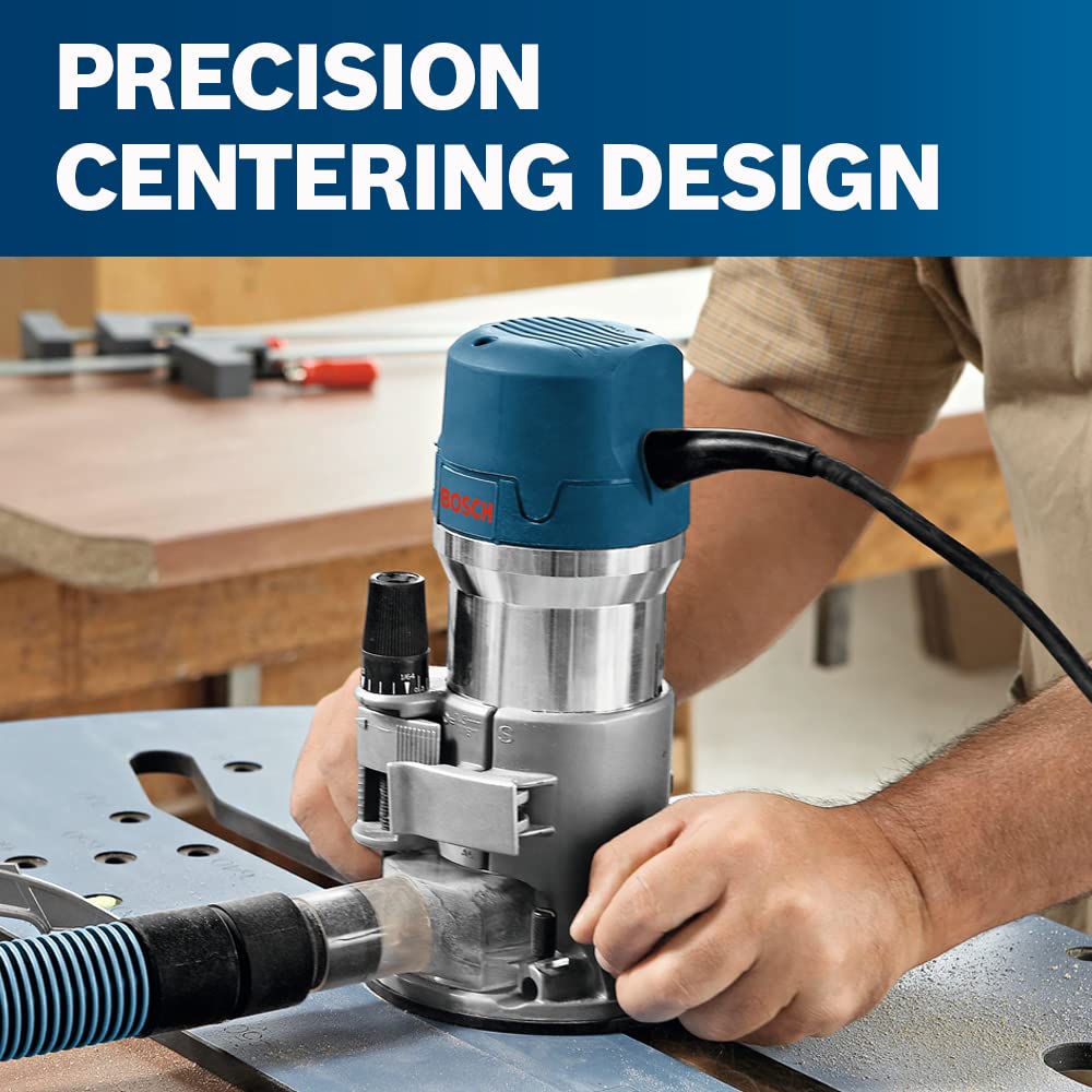 BOSCH 1617EVS 2.25 Horesepower Electronic Fixed-Base Router with a Variable Speed Motor