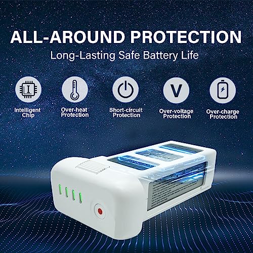 Satonaka Phantom 3 Battery, 4500mAh 15.2V Upgraded Intelligent Flight Drone Battery for DJI Phantom 3 Standard, DJI Phantom 3 Pro, DJI Phantom 3 Advanced, DJI Phantom 3 4K, DJI Phantom 3 SE