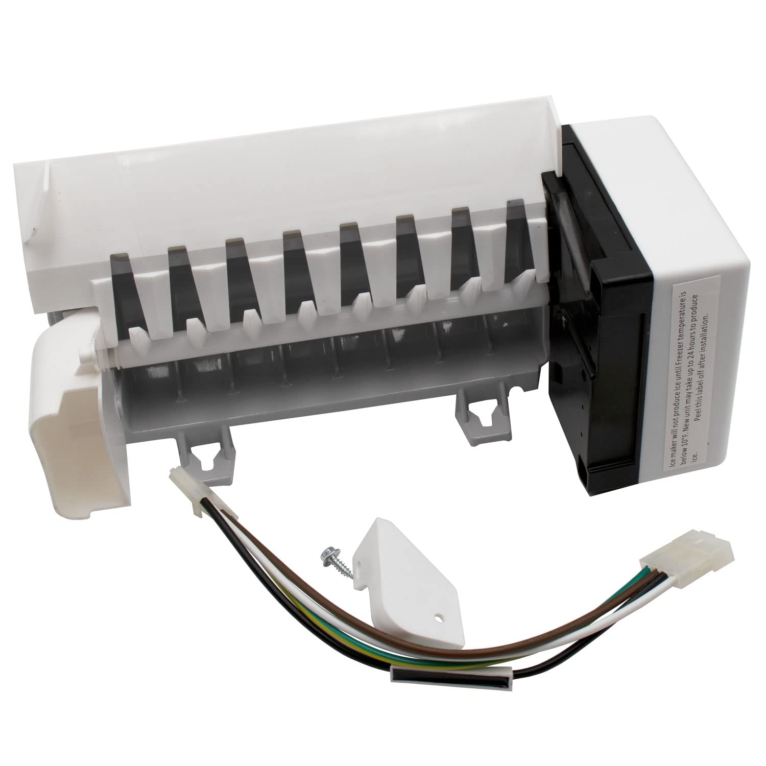 Supplying Demand 2198597 W10190960 Refrigerator Freezer 8 Cube Ice Maker Assembly Replacement Works with W10757851 Control Board Model Specific Not Universal