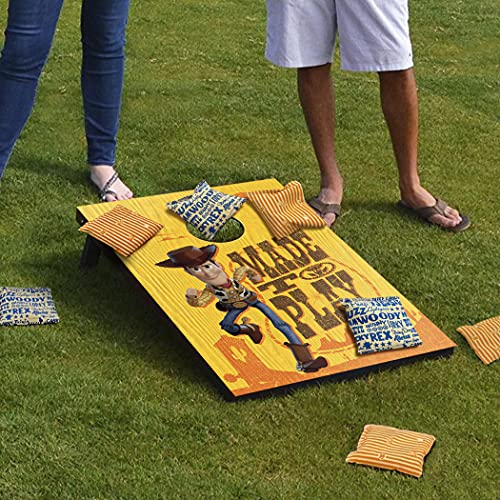 GoSports Disney Cornhole Set Regulation and Travel Size - Choose Between Mickey and Minnie and Toy Story