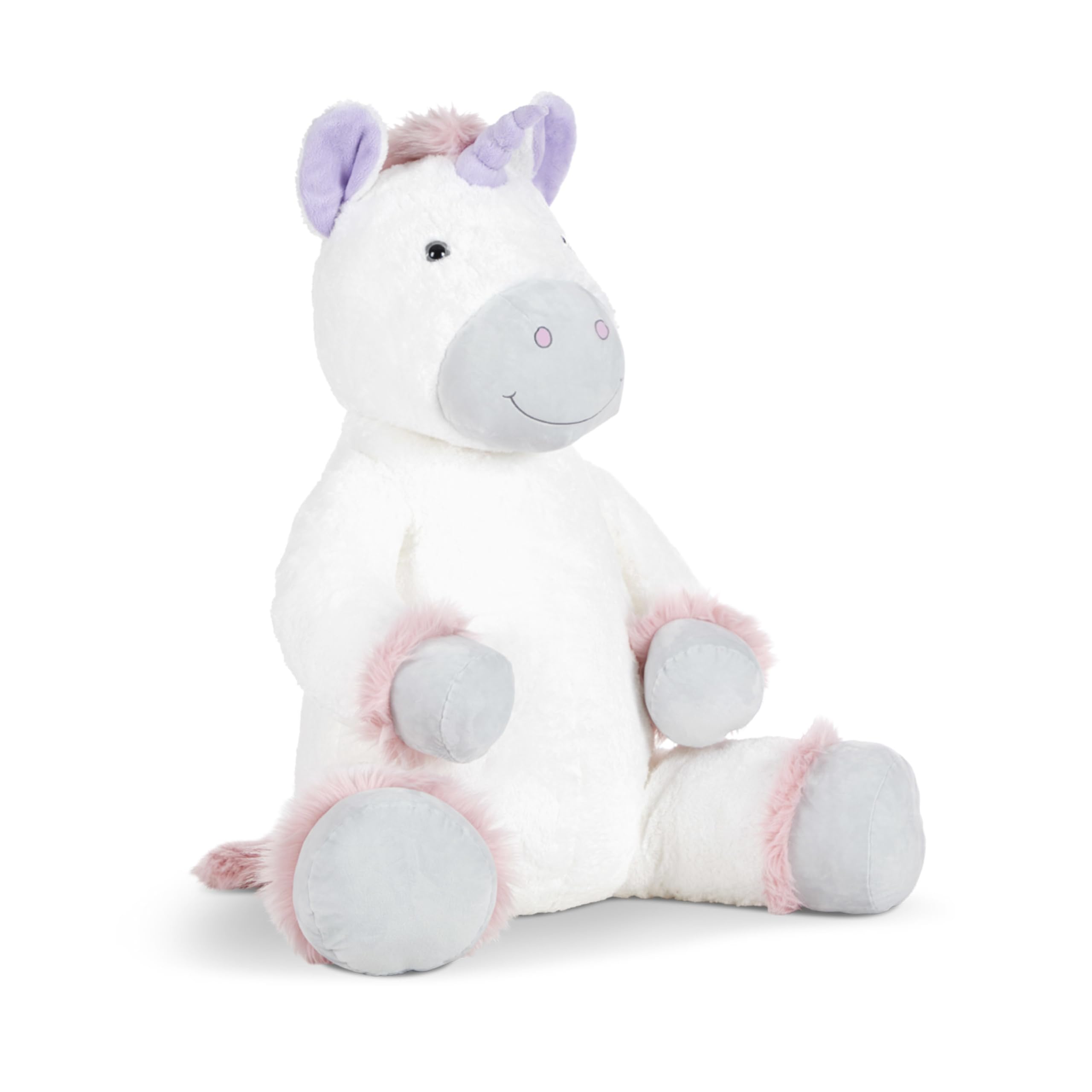 Melissa & Doug Gentle Jumbos Unicorn Giant Stuffed Plush Animal (Sits Nearly 3 Feet Tall) ,36 inches