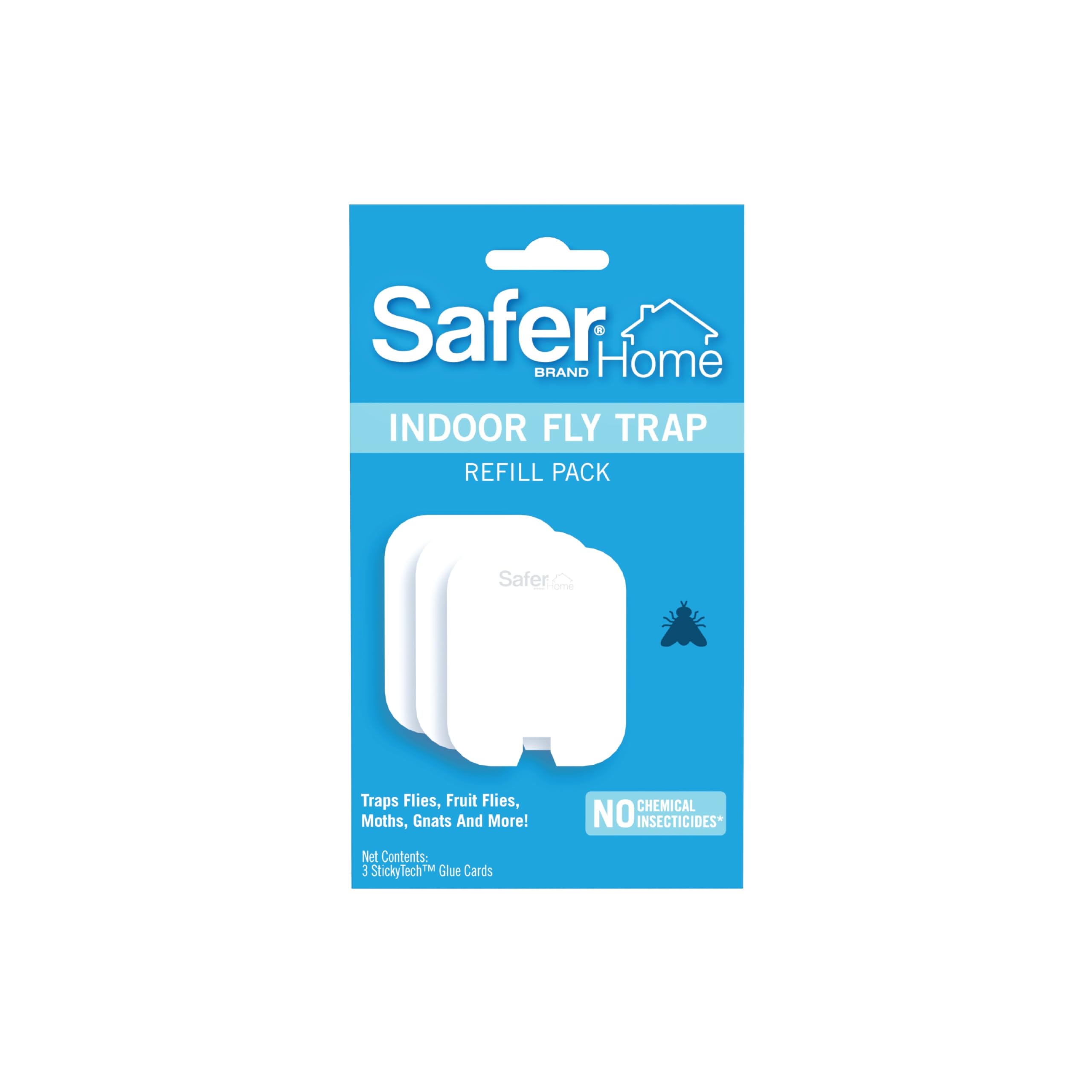 Safer Home SH503 Indoor Plug-In Fly Trap Refill Pack of Glue Cards for SH502 Indoor Fly Trap – 3 Count (Pack of 1)