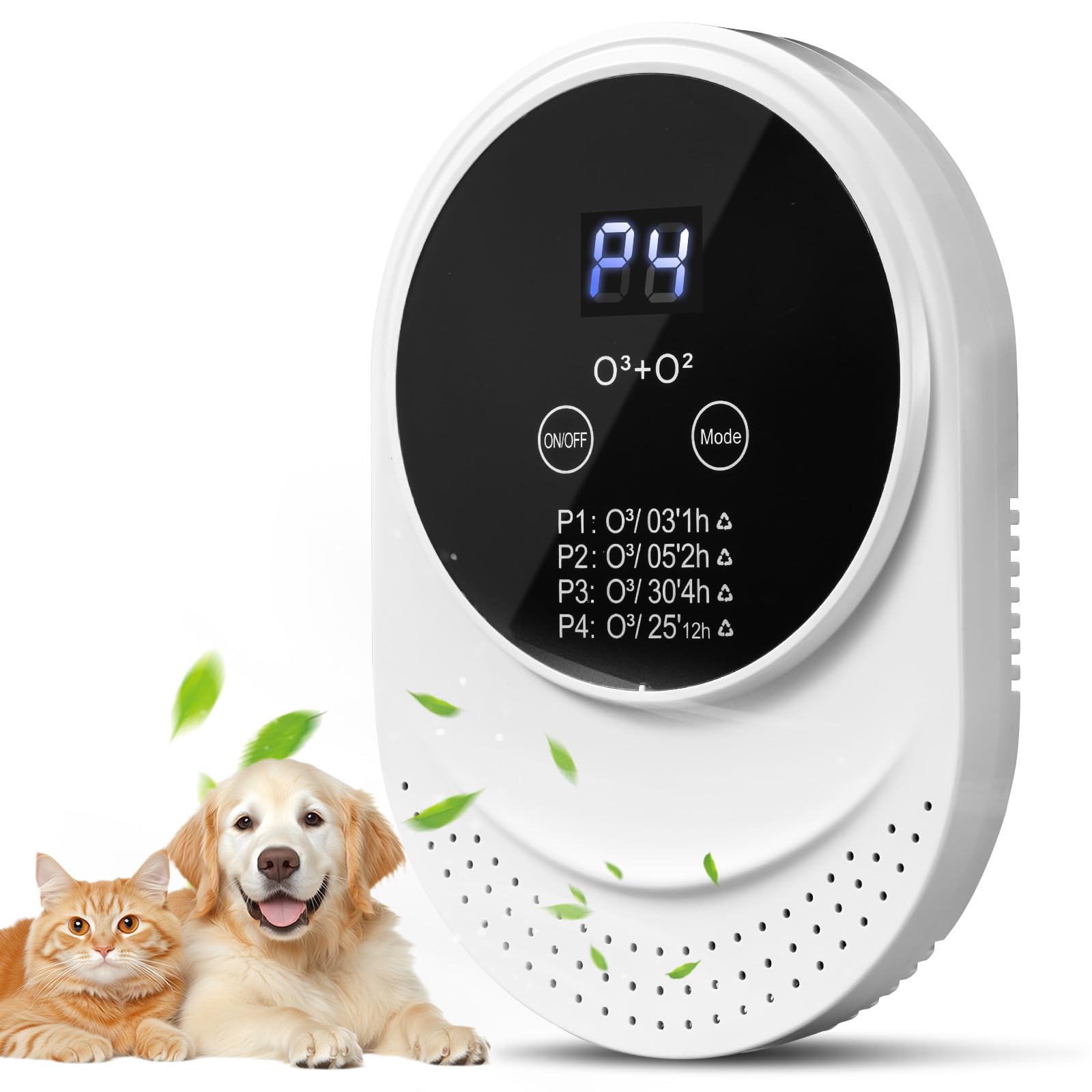 PVACG Cat Litter Deodorizer for Litter Box Plug In Air Fresheners for Home Ionizer Air Purifier for Strong Odor Portable Air Cleaner for Bathroom Toilet Living Room Kitchen Pets House Car (1)