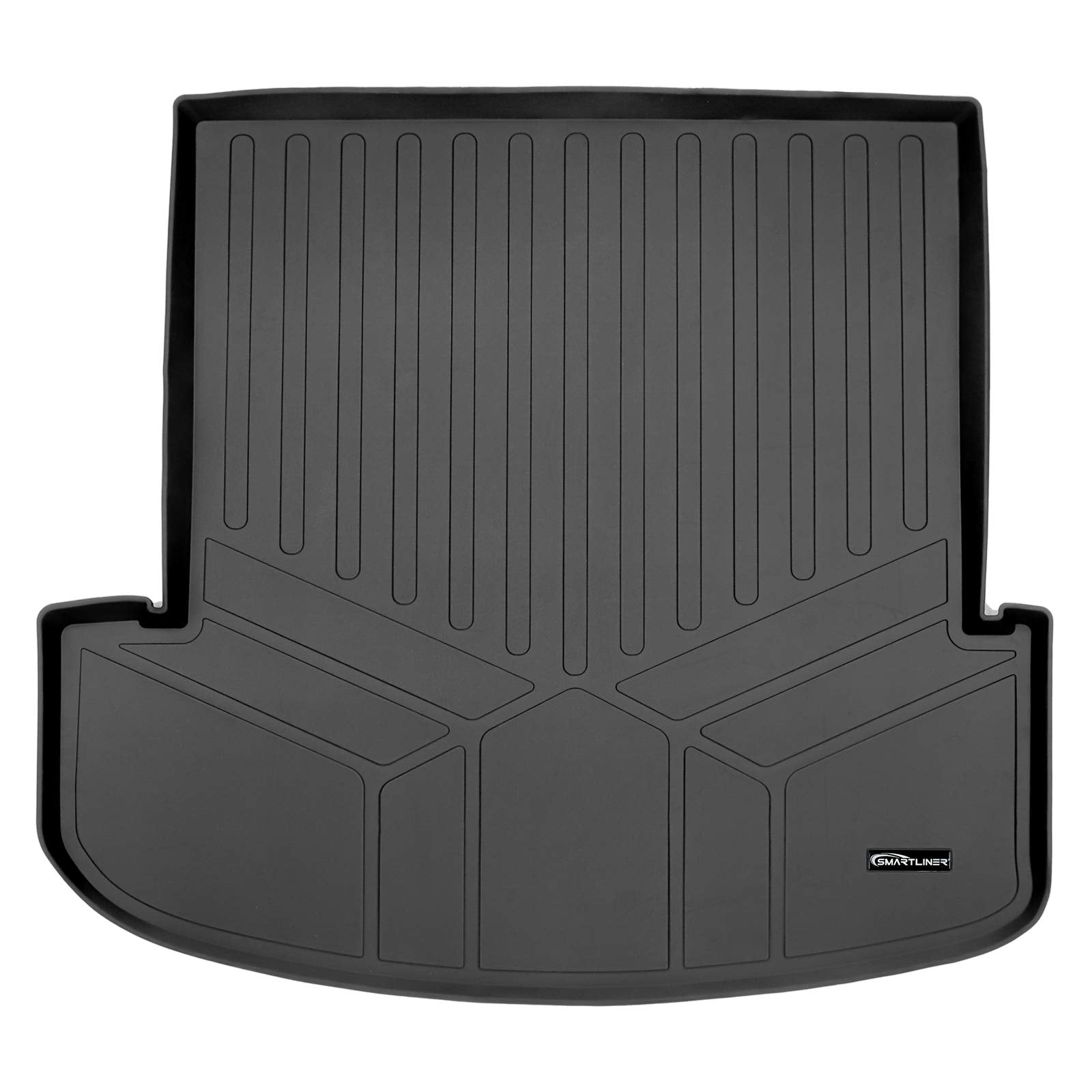 SMARTLINER All Weather Custom Fit Black Cargo Liner Behind The 2nd Row Compatible with 2020-2023 Kia Telluride