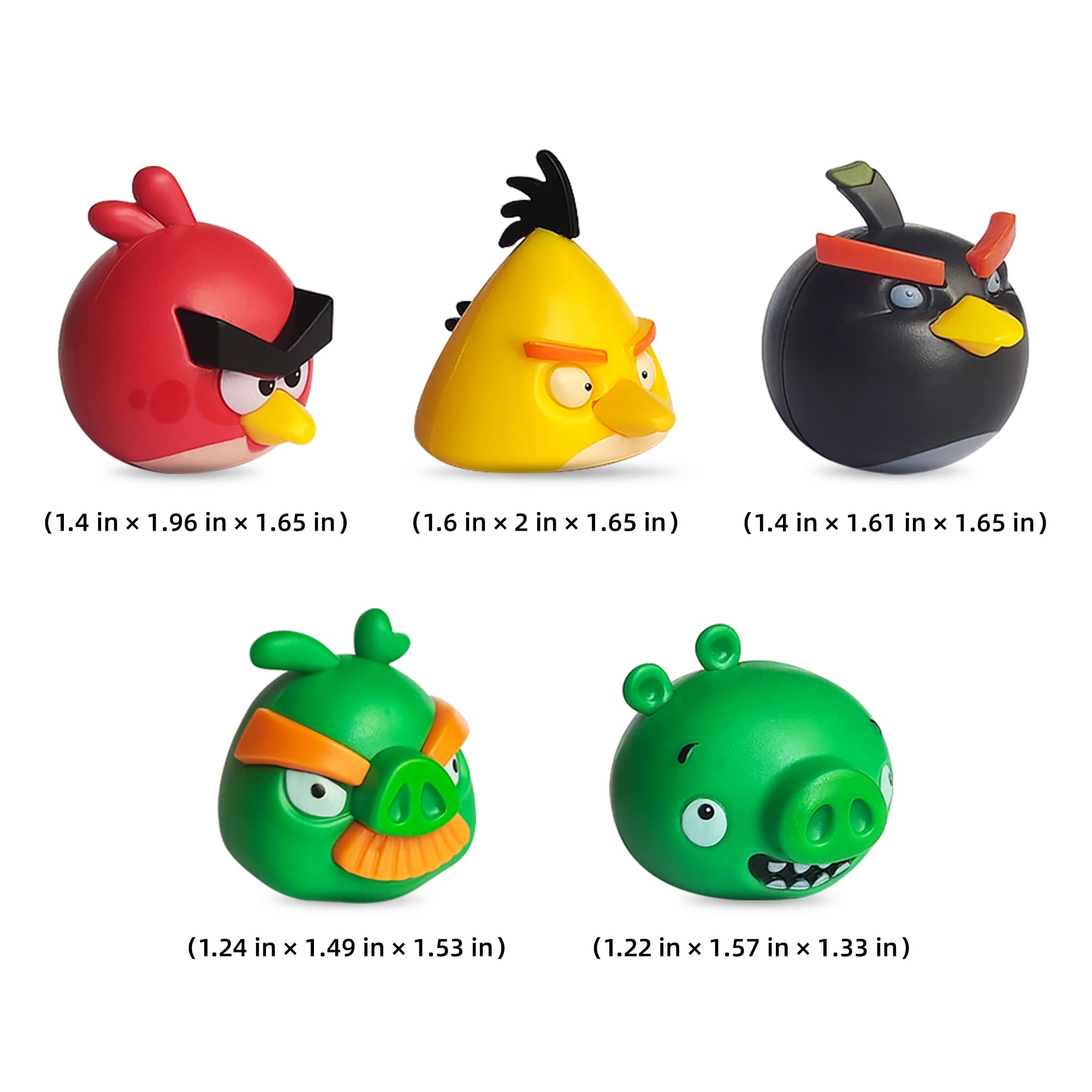 ROLOSO Newly Licensed Angry Birds Toys Playsets Build N’ Launch Construction Brick Assembly Building Blocks Sets Pig City Strike 2 Takedown Space Planet Game Catapult Slingshot Gift Box 20pcs