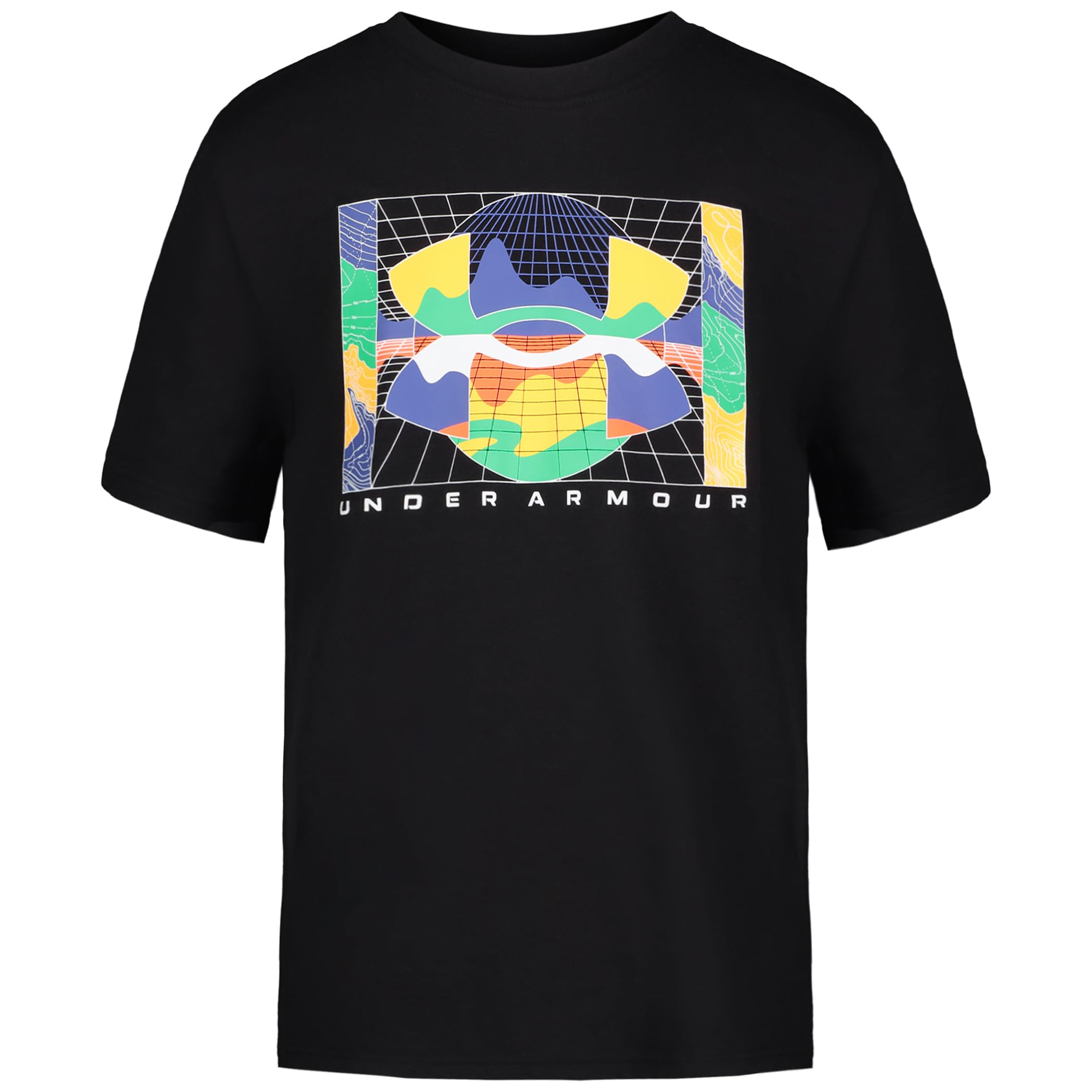 Under Armour UA TECHNO SPHERE TEE, BLACK TECHNO, YS