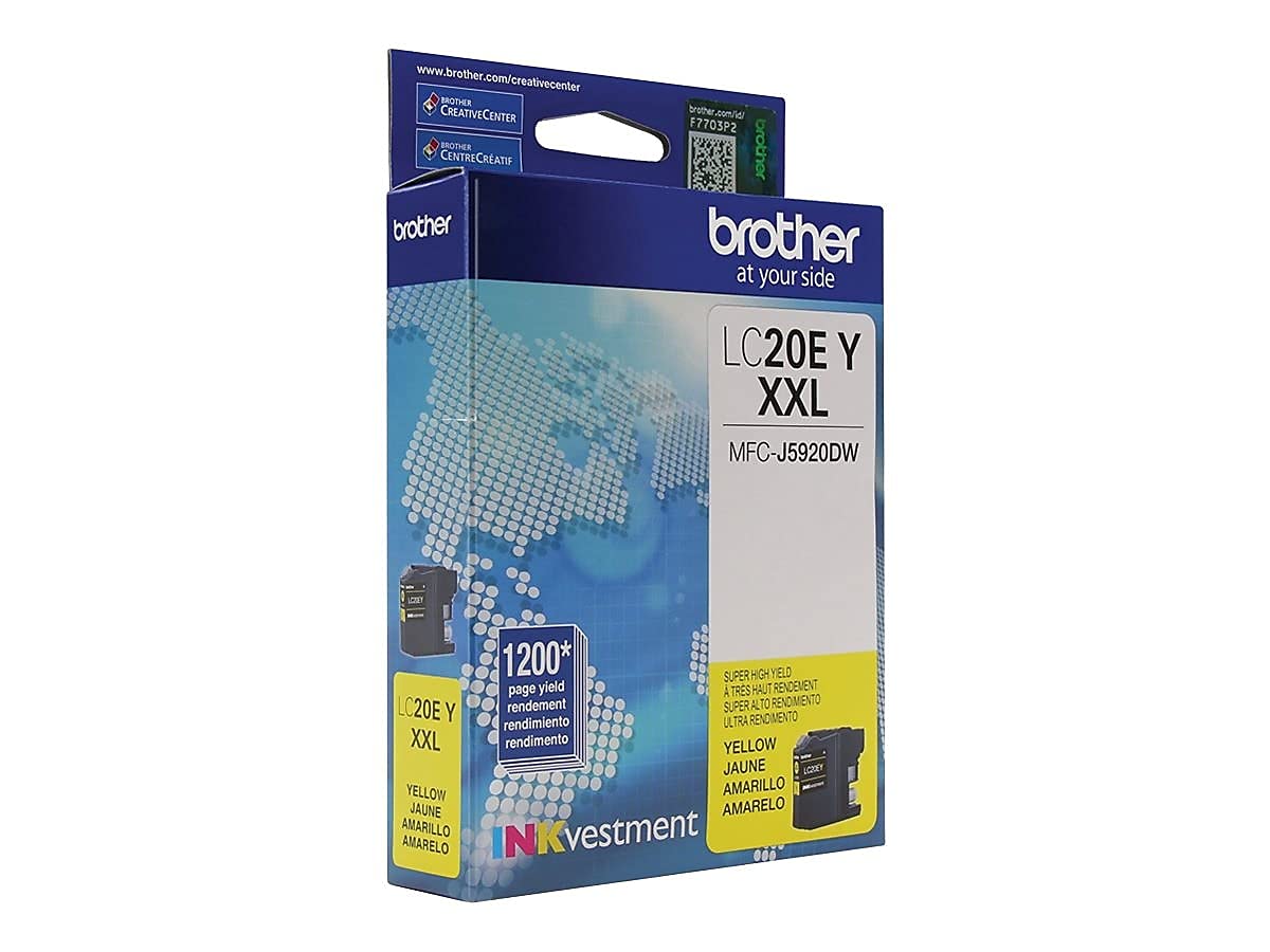 Brother LC20EY Super High Yield Yellow Ink Cartridge