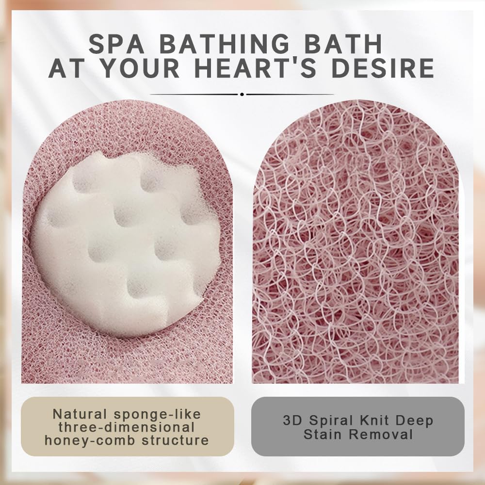 Super Soft Sunflower Suction Cup Bath Ball, 2025 New 2-in-1 Sunflower Bath Ball Exfoliating Bath Sponge Cleaning Brush, Sponge Mesh Pouf Shower Ball for Women, Men Shower (Mix-4Pcs)