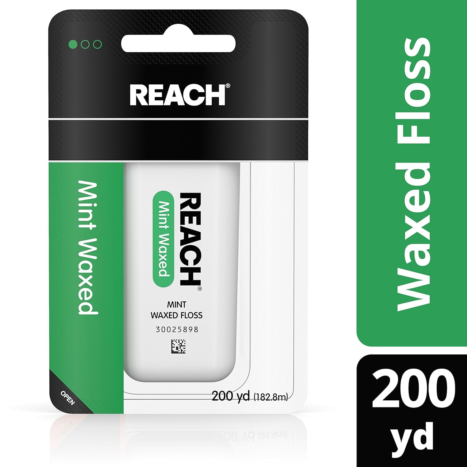 REACH Mint Waxed Floss 200 Yards (Pack of 2)