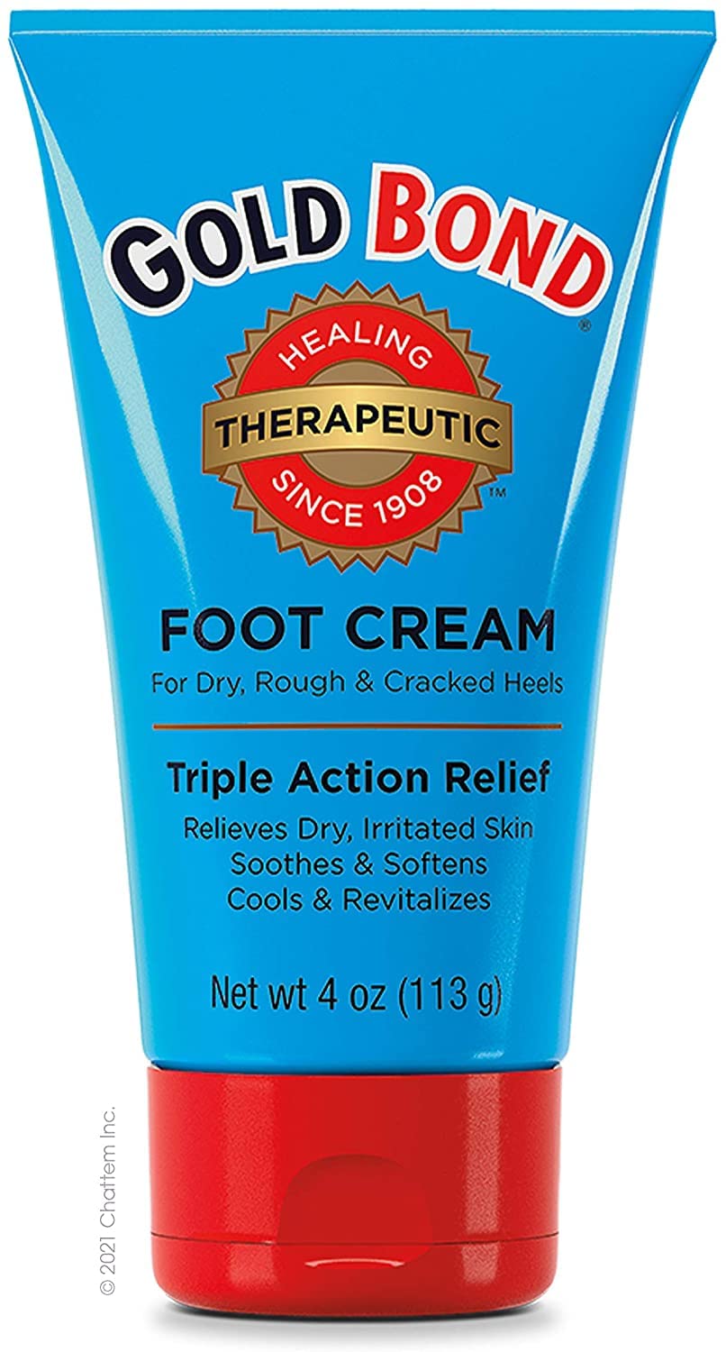 Gold Bond Therapeutic Foot Cream, 4 oz (5 Pack)