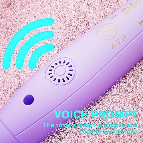 K&K 1.25 inch Thermal Brush Volumizing Brush Heated Curling Ceramic Tourmaline Ionic Curling Iron Quick Heating Makes Dual Voltage Travel-Friendly Straightening Round Design 30S Heating up