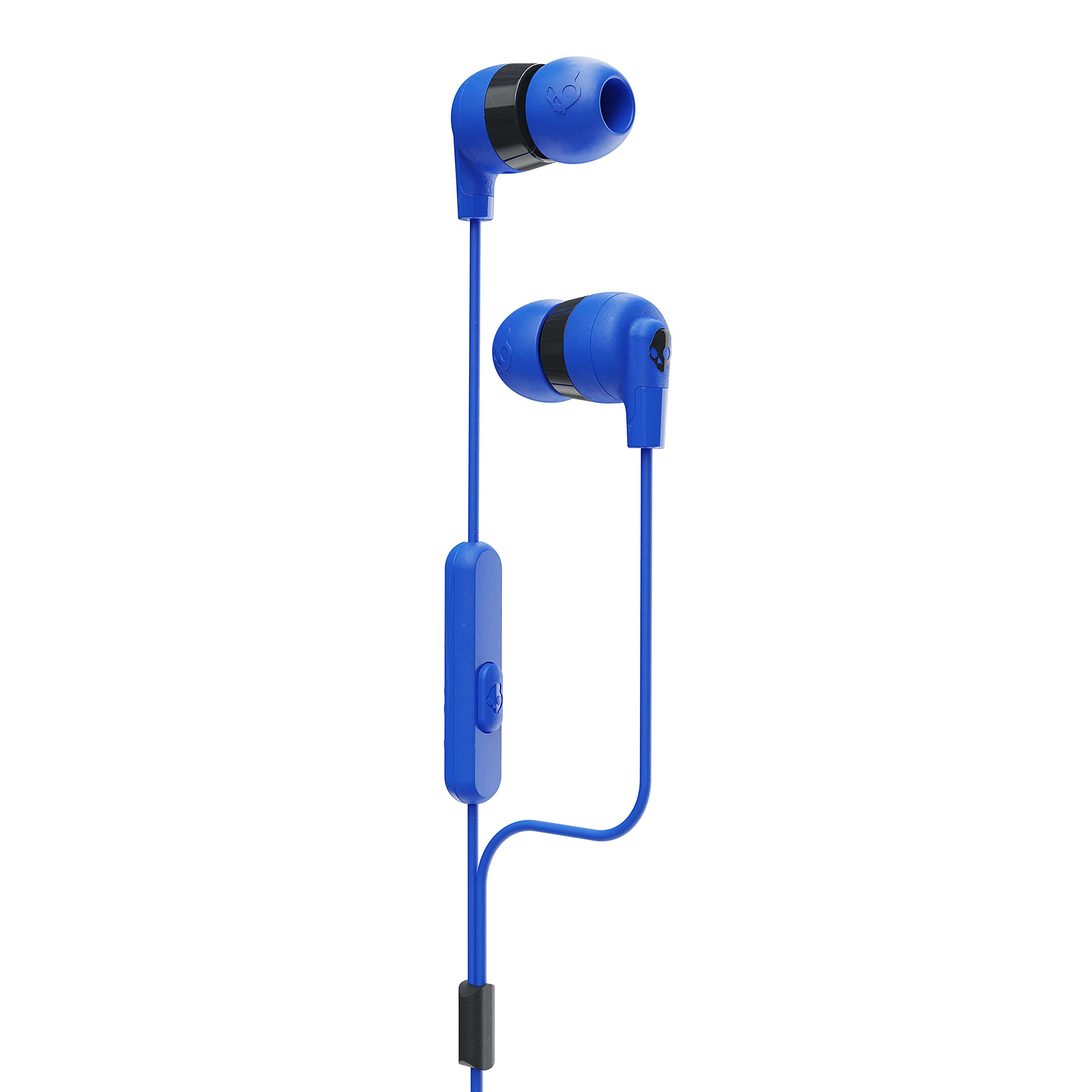 Skullcandy Ink'd+ In-Ear Wired Earbuds, Microphone, Works with Bluetooth Devices and Computers - Cobalt Blue