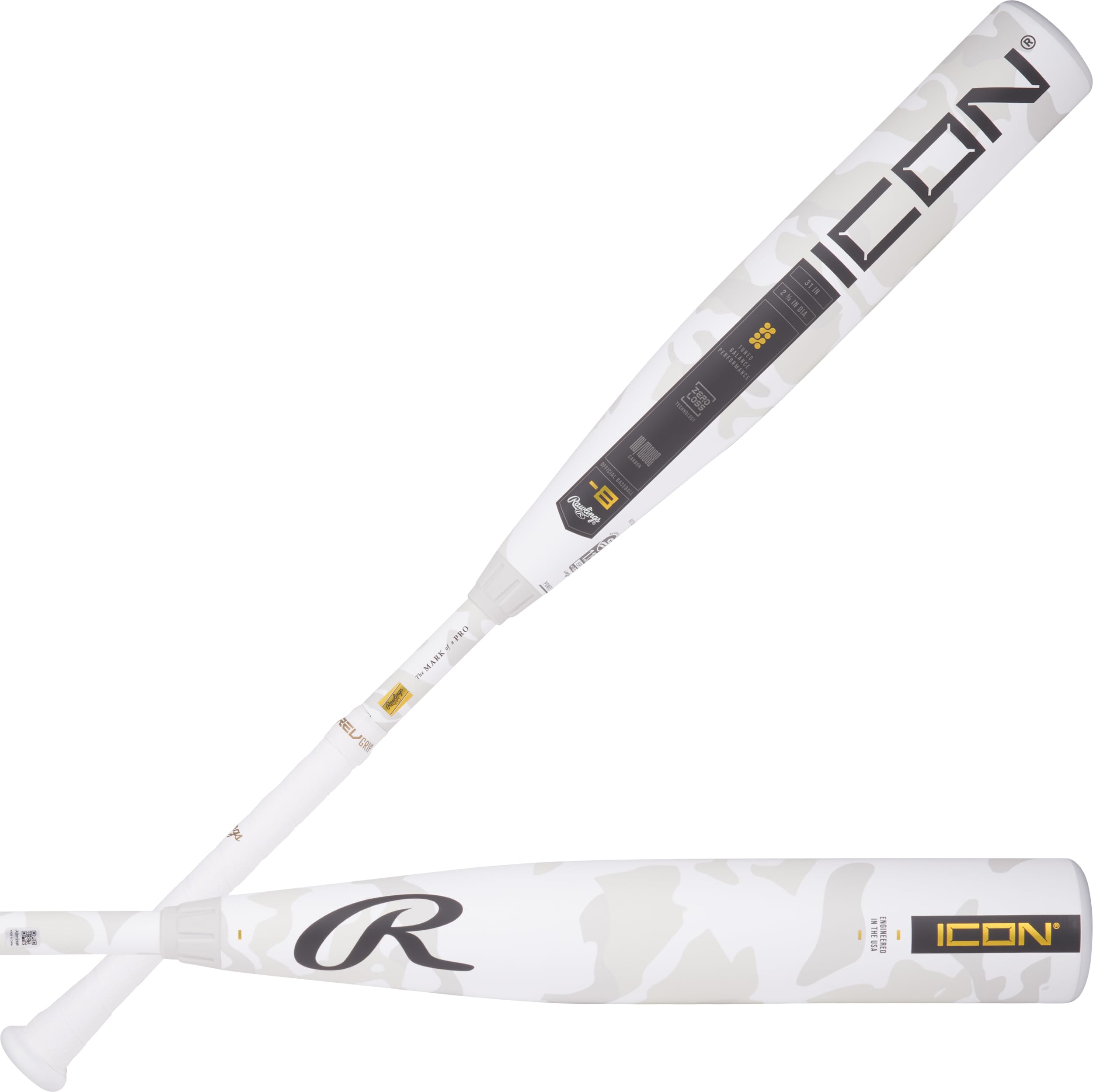 Rawlings | 2025 | ICON Baseball Bat | USSSA | -5 | 2 3/4' Barrel | 31 Inch