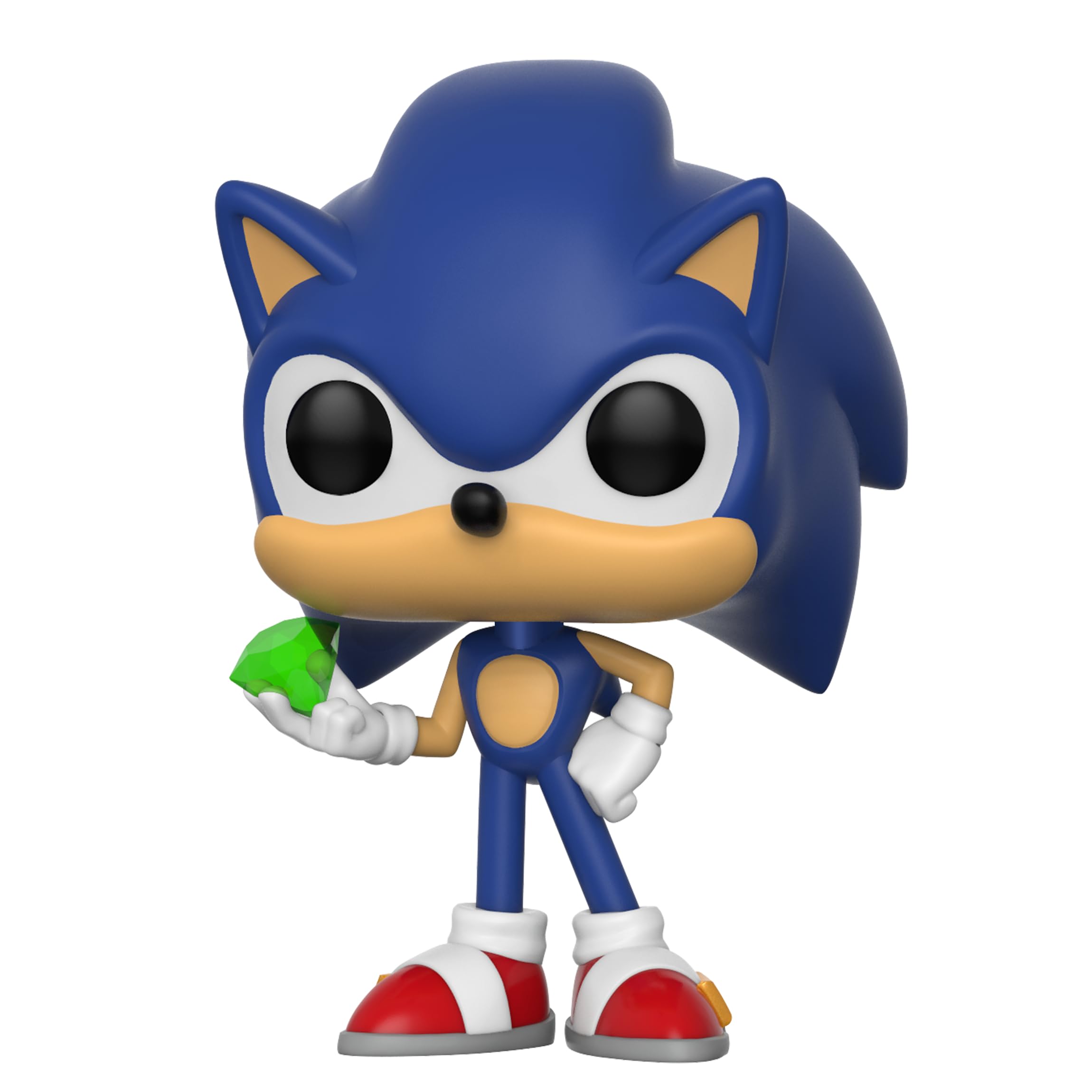 Funko Pop! Games: Sonic The Hedgehog - Sonic with Emerald - Collectable Vinyl Figure - Gift Idea - Official Merchandise - Toys for Kids & Adults - Video Games Fans - Model Figure for Collectors