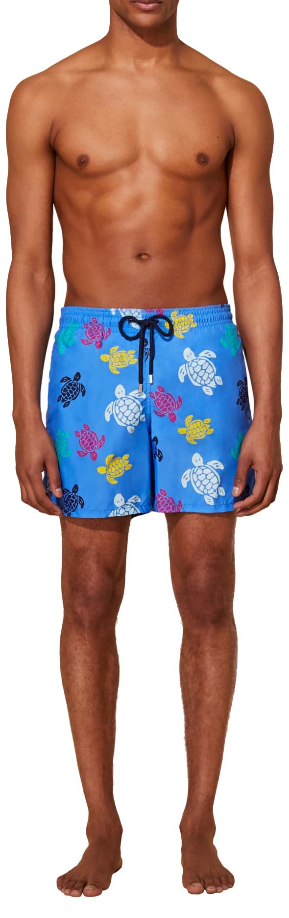 Men Swim Trunks Ronde Des Tortues Multicolore,L,Earthenware