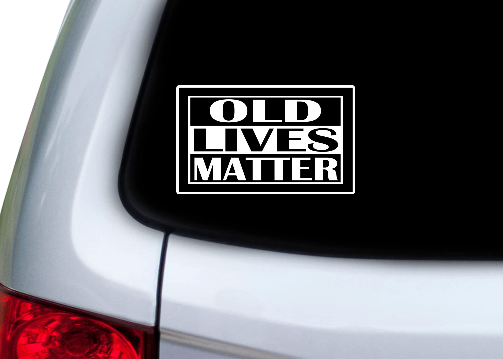 Rogue River Tactical Sarcastic Large Funny Auto Window Decal Bumper Sticker Old Lives Matter Car Truck RV Senior Citizen Gag Gift Mom Dad Grandma or Grandpa