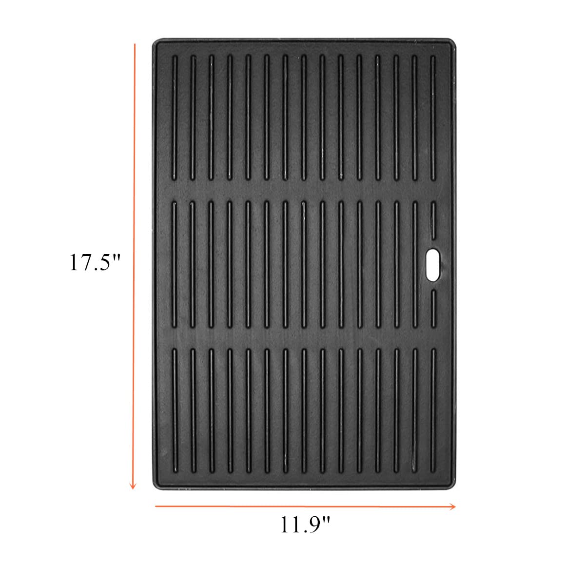 SafBbcue 17.5"Cast Iron Cooking Grates for Spirit & Spirit II 300 Series,Spirit E/S-310/320/330 SP-320,Spirit 700,Genesis Silver/Gold B & C,Genesis 1000-3500 Gas Grills,Part for Weber 7638 7639