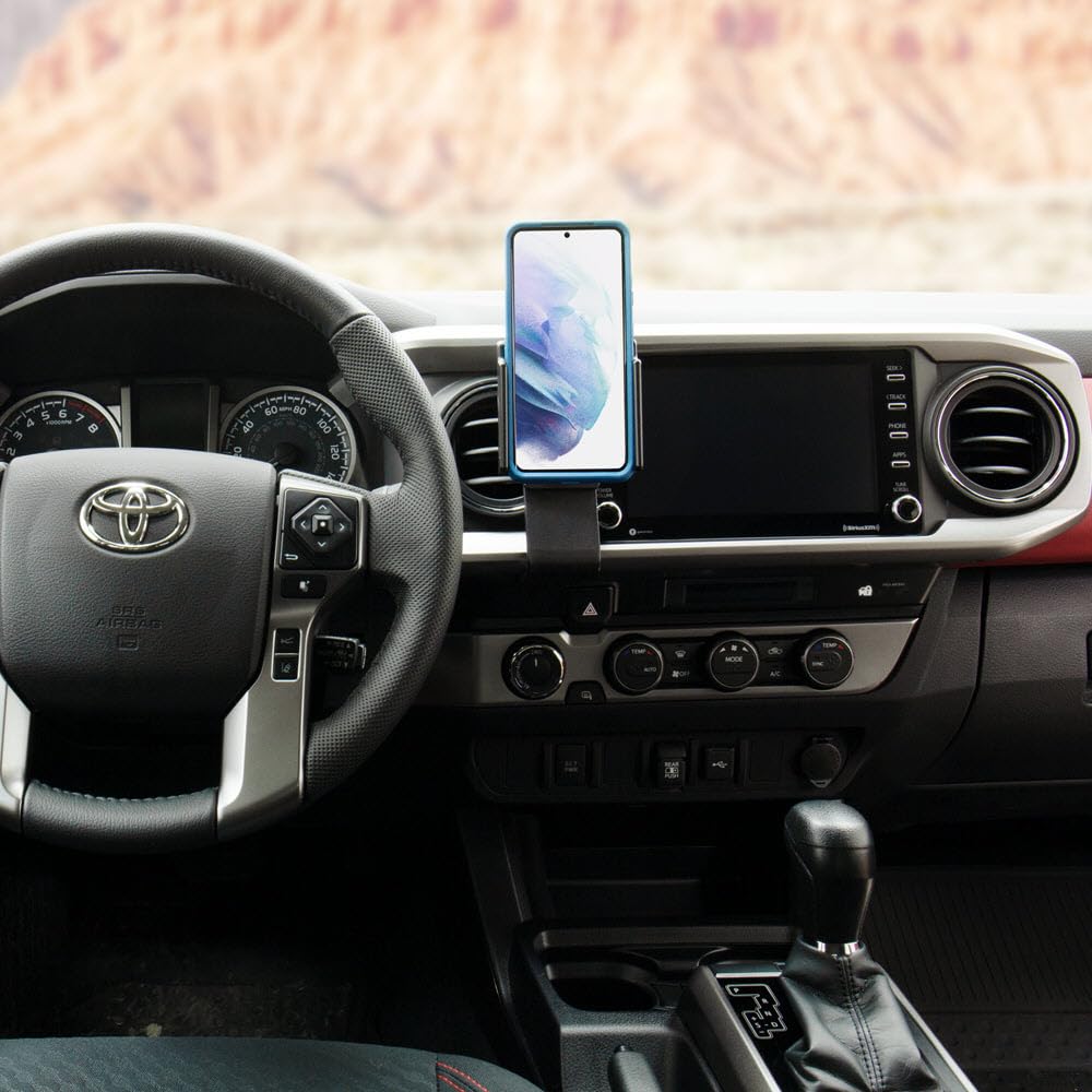 Scosche ProClip Center Dash Mount Compatible with Toyota Tacoma Trucks 2016-2023 with StuckUp Universal Phone Mount Bundle
