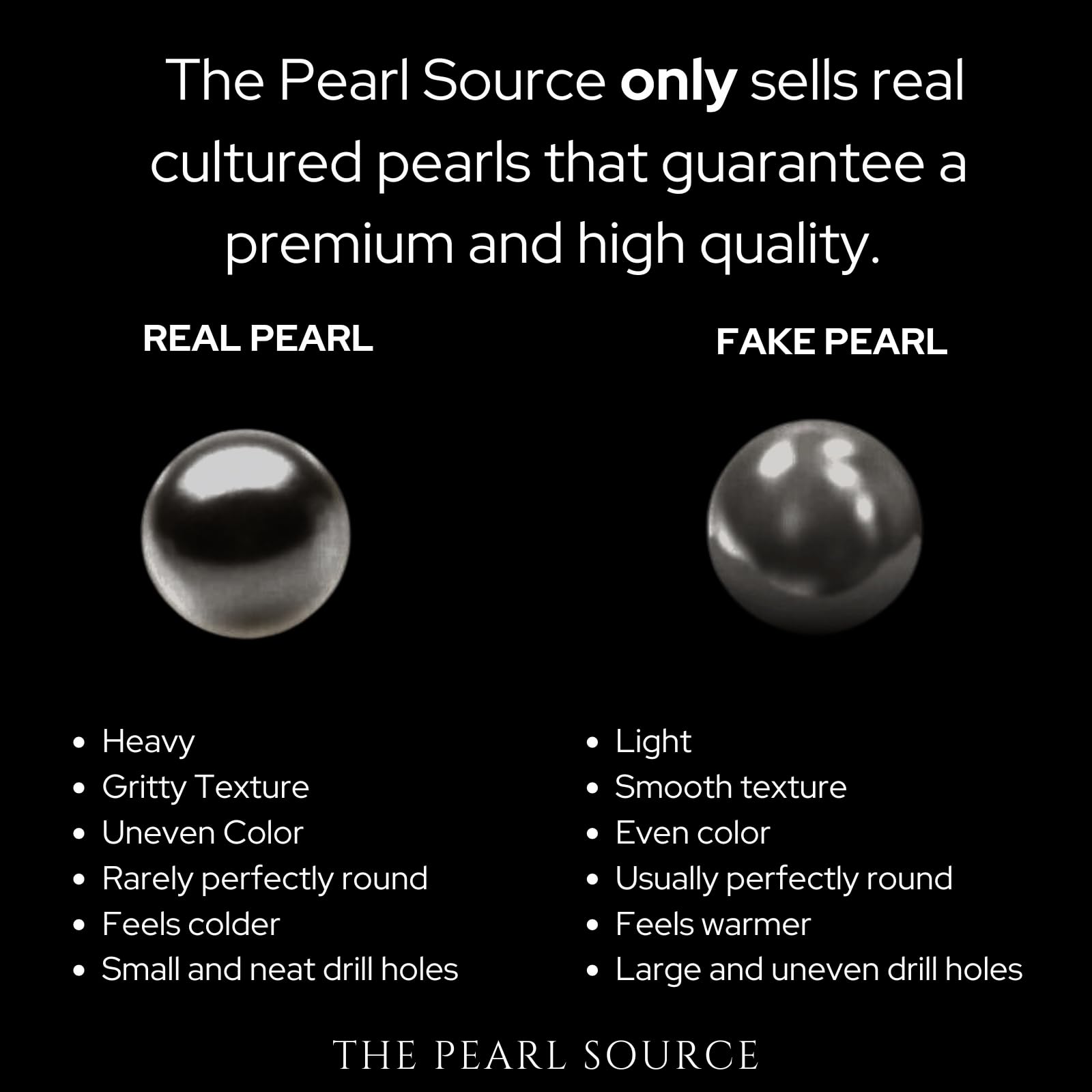 The Pearl Source Real Pearl Pendant for Women with Genuine AAA Quality Black Tahitian Cultured Pearl with Infinity Design | 14K Gold Plated 925 Sterling Silver Necklace