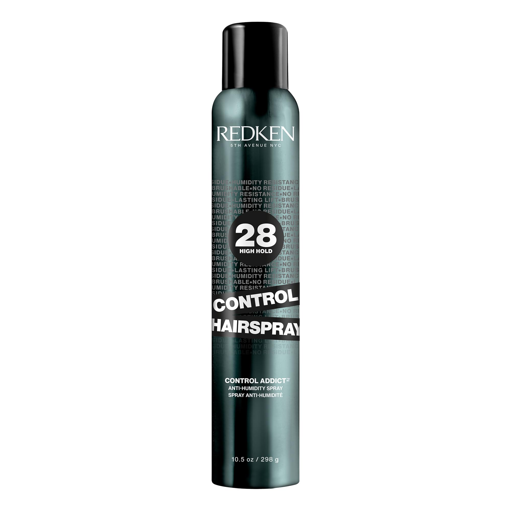 Redken Control Hairspray 28 | Extra High-Hold Hair Spray | Flake-Free, Quick-Drying Finish | Long-Lasting Frizz Protection | Humidity Resistance | 24 Hour Style Control | For All Hair Types | 10.5 Oz