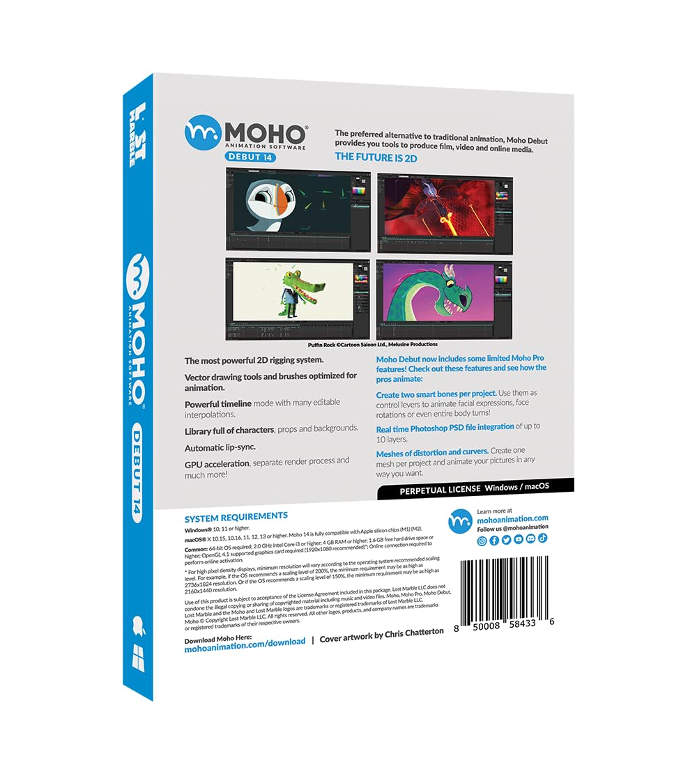 Moho Debut 14 | Animation software for PC and macOS