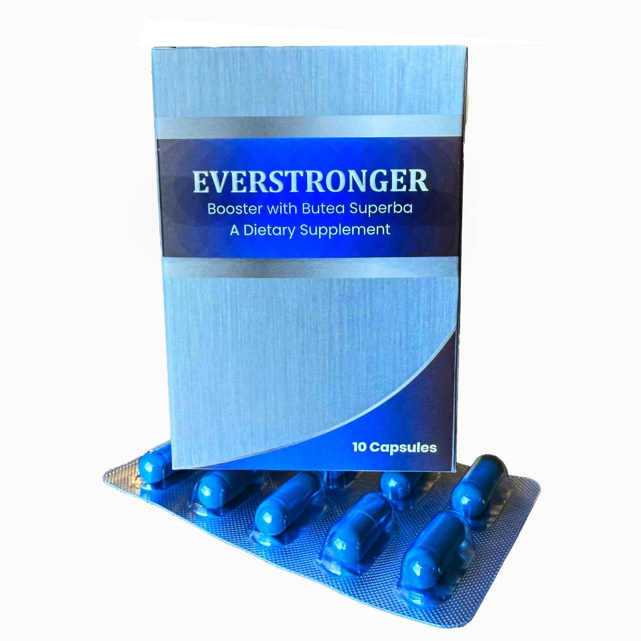 EVERSTRONGER Men’s Vitality Supplement with Butea Superba – Helps Boost Energy, Strength, and Endurance – 10-Pack