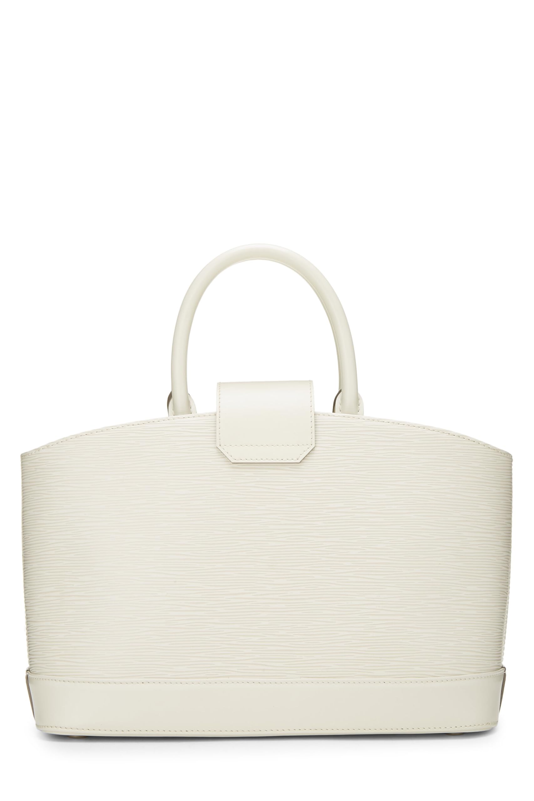 Louis Vuitton, Pre-Loved Ivorie Epi Mirabeau PM, White