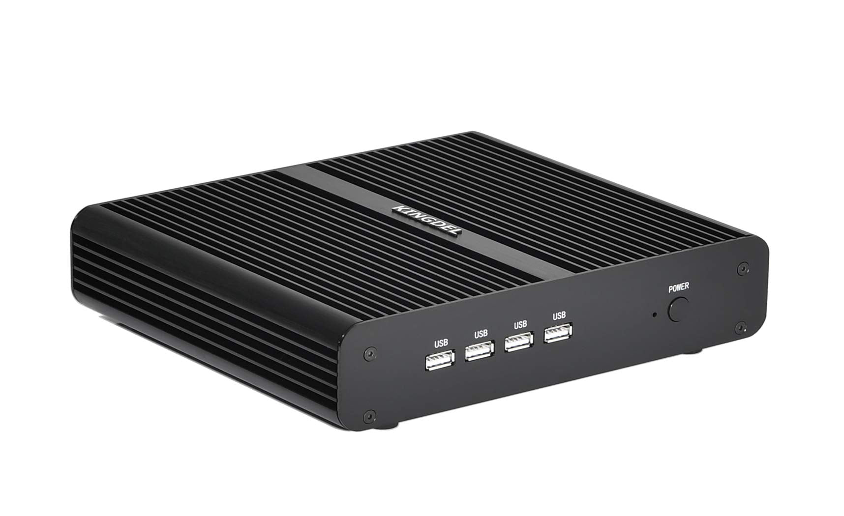 KINGDEL NC860 Fanless Mini PC, Powerful Nettop Computer, Core i7-8550U 8th Gen. CPU, 16GB DDR4 RAM+512GB NVMe SSD, 4K 4096x2304, HD Port, DP, Metal Case, Silent Working