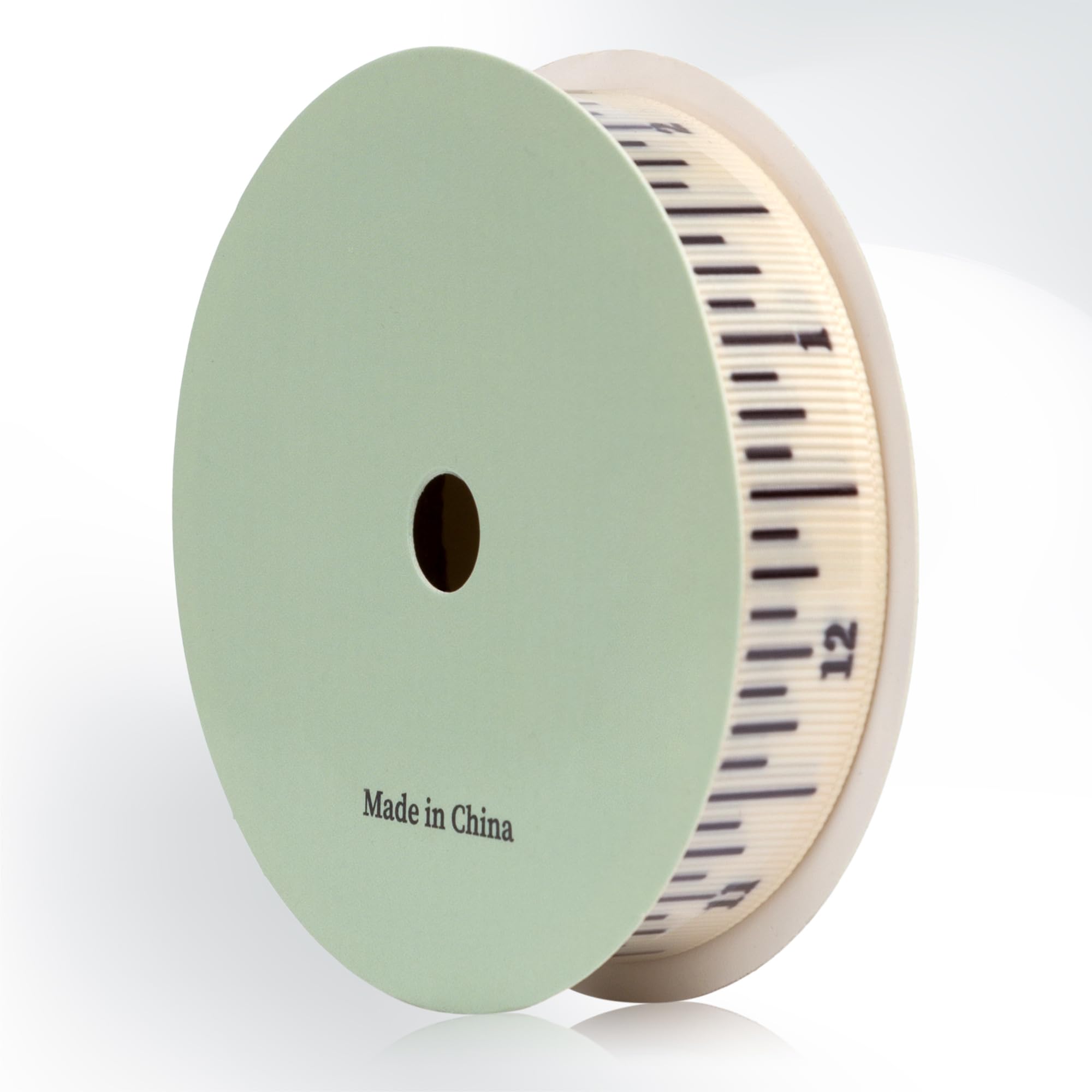 CraftyCrocodile Teacher Crafting Ribbon - Measuring Ribbon for Crafts and Gifts - School Ruler Ribbon Teacher Themed Twill Tape Crafting Supplies