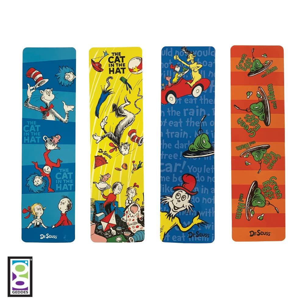 Raymond Geddes 66869 Dr Seuss Assorted Bookmarks For Kids (Pack of 50)