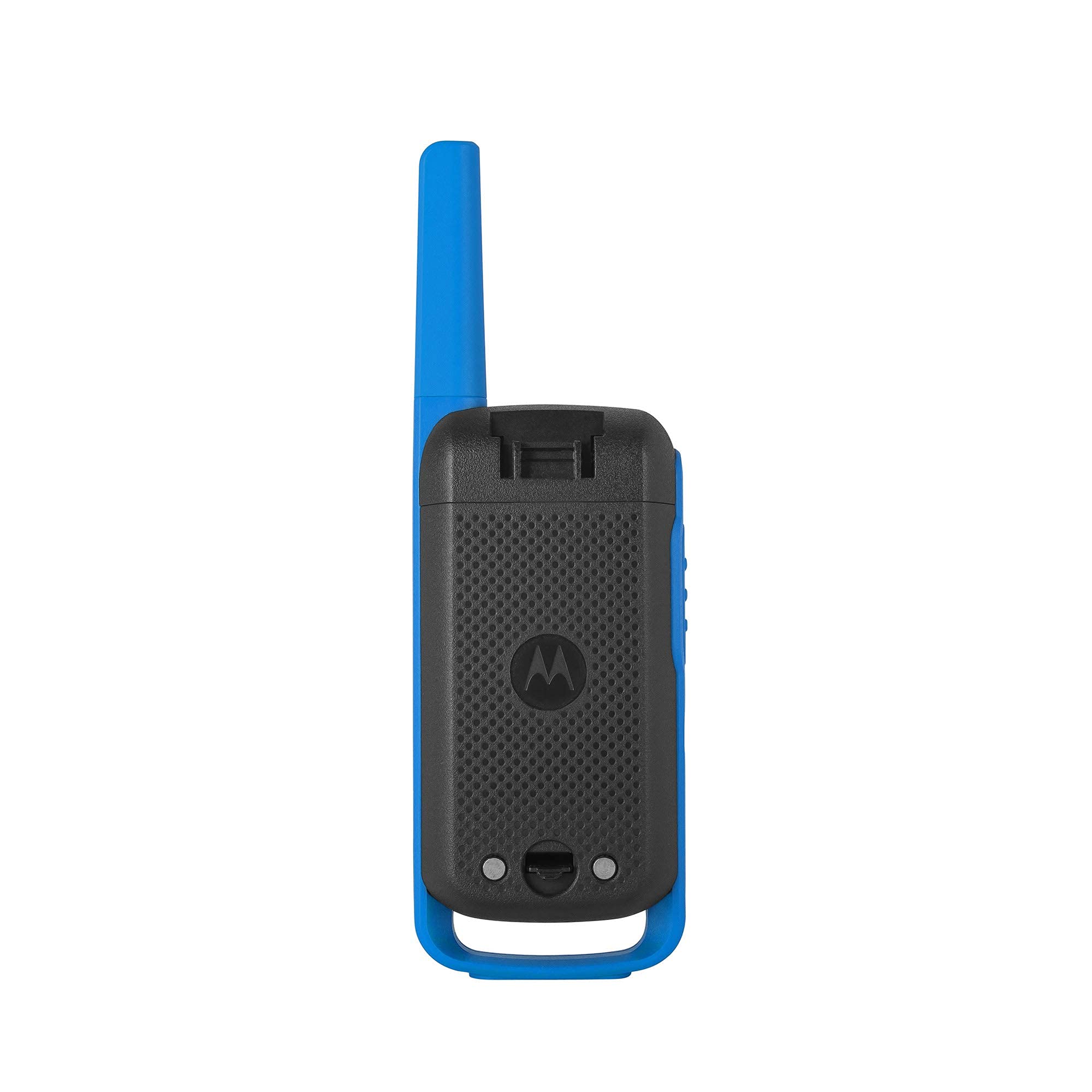 Motorola Solutions, Portable FRS, T270, Talkabout, Two-Way Radios, Rechargeable, 22 Channel, 25 Mile, Black W/Blue, 2 Pack