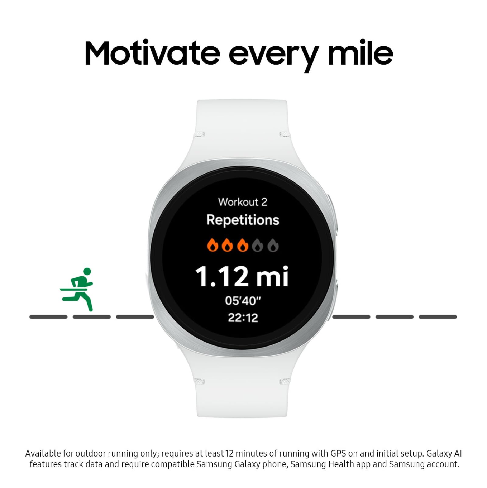 Samsung Galaxy Watch 8 (2025) 44mm Bluetooth Smartwatch, Cushion Design, Fitness Tracker, Sleep Coaching, Running Coach, Energy Score, Heart Rate Tracking, Graphite [US Version, 2 Yr Warranty]