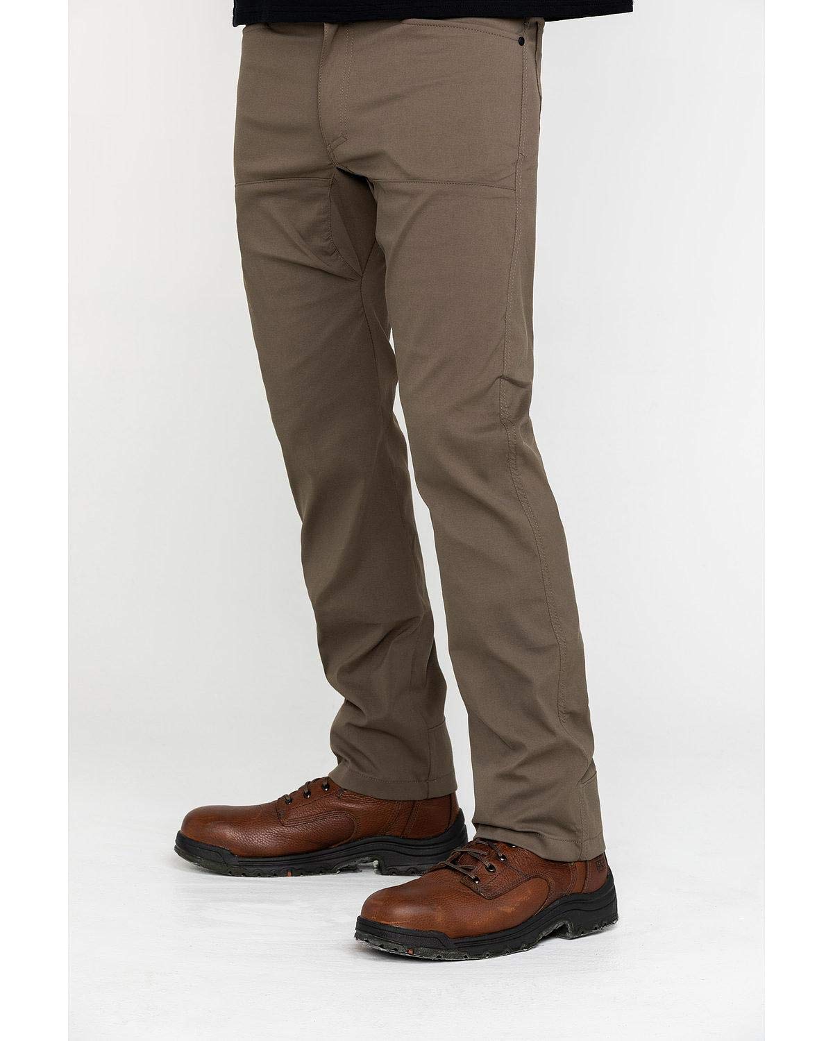 ATG by Wrangler Men's Synthetic Utility Pant, morel, 34W x 30L