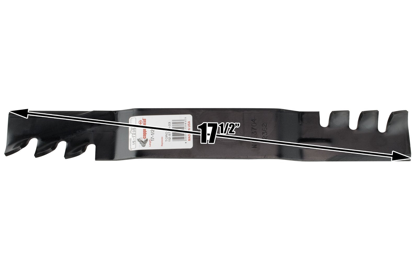 3 Rotary Copperhead Toothed Mulching Mower Blades Fit Toro Timecutter Z 5000 Series 50 Deck 112-9759-03 110-6837-03