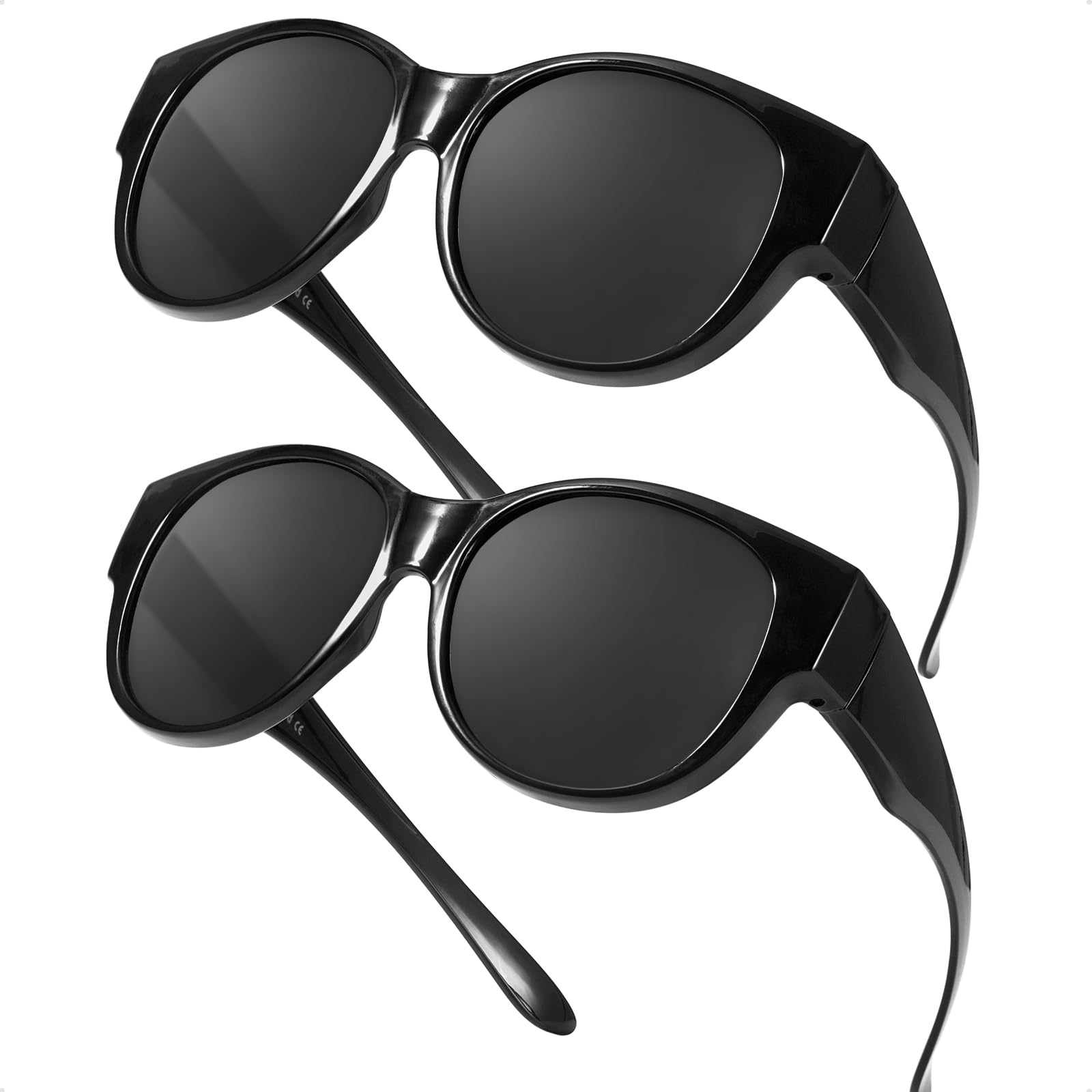 TJUTR Oversized Fit Over Sunglasses for Women Trendy Polarized Sun Glasses Over Prescription Glasses with UV400 Protection