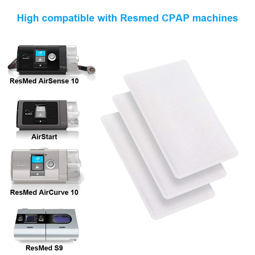 Universal Remsed CPAP Filter for ResMed AirSense 10 (40 Packs), ResMed AirCurve 10, ResMed S9, AirStart, Series CPAP Machines