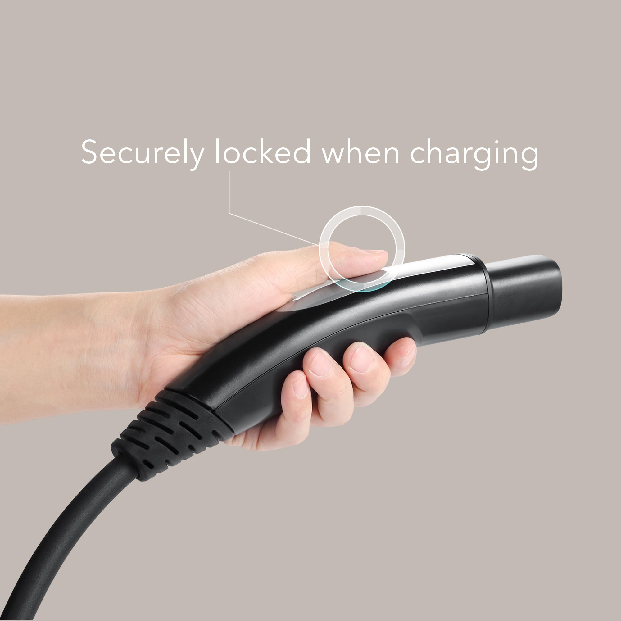 Lectron Level 1 Tesla Charger - 110V, 15 Amp, NEMA 5-15 Plug, 16 ft Extension Cord - Portable Electric Car Charger for Tesla - Compatible with All Tesla Models X/Y/3/S