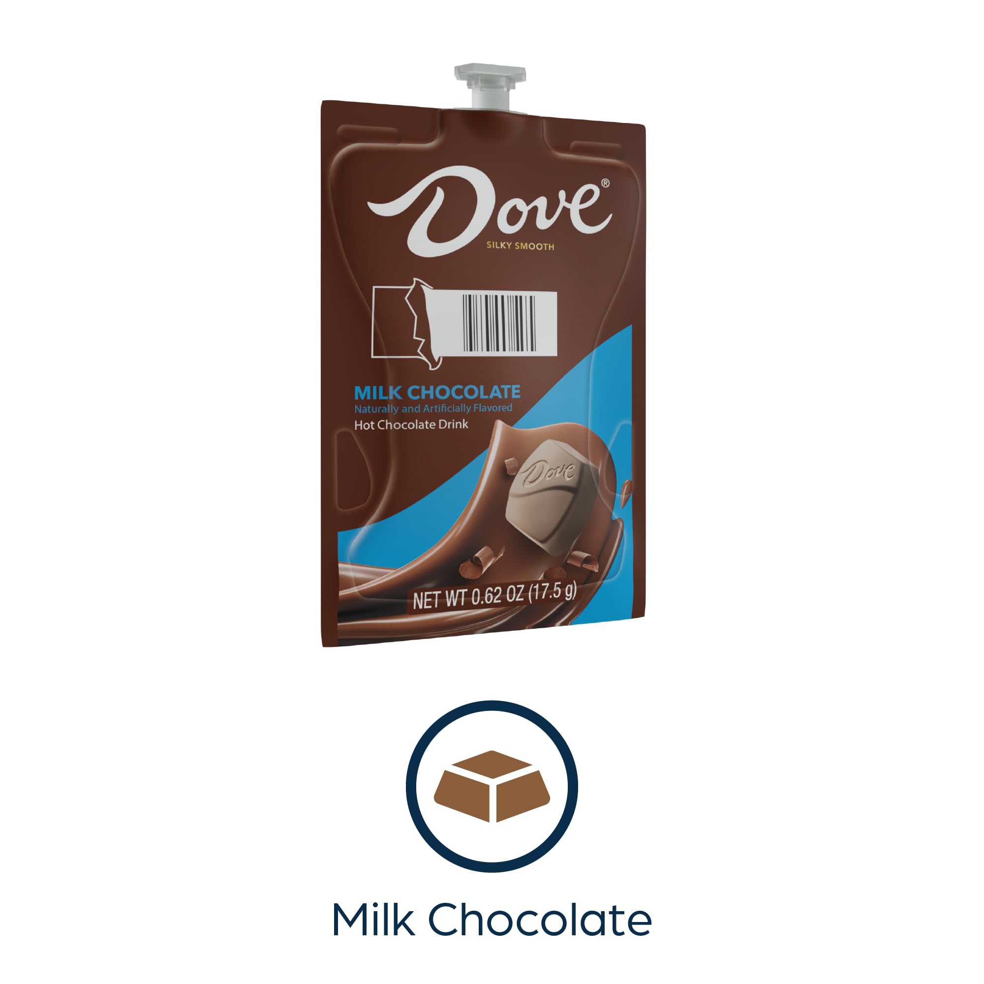 FLAVIA DOVE Hot Chocolate, 18-Count Fresh Packs (Pack of 4)