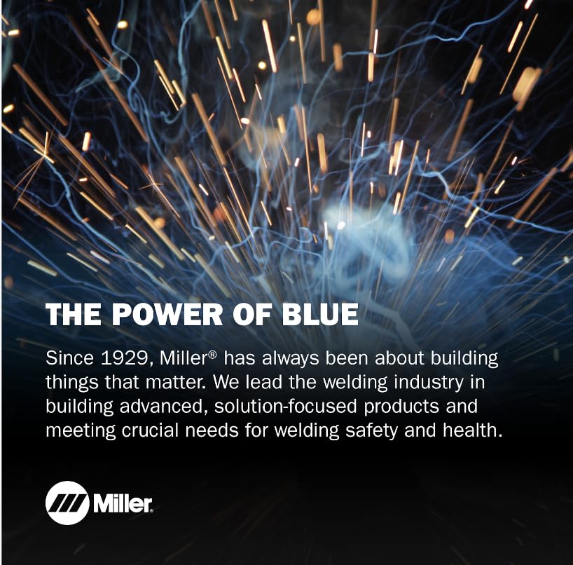 Miller 907614 Millermatic 211 MIG Welder - Portable Flux-Core & MIG Welding Machine with Multi-Voltage Plug for 120V or 240V - Inverter Technology Miller MIG Welders - MIG & Flux Core Welder Machine