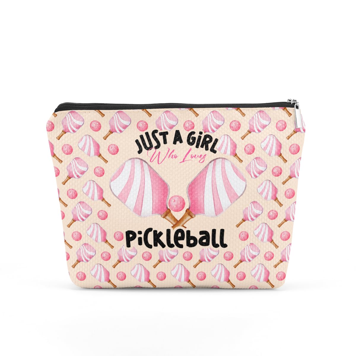 Pickleball Gifts Pickleball Accessories Funny Makeup Bag Pickleball Cosmetic Bag Pickleball Coach Gifts for Women Girls Best Friend Pickleball Sports Player Travel Organizer Graduation Birthday Gifts